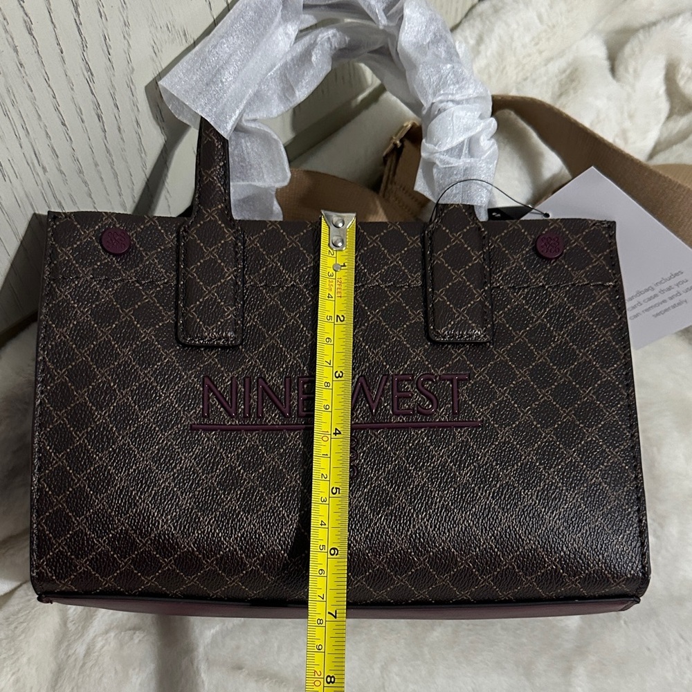 Nine West Crossbody Bag in Brown, Tan and Wine - Picture 4 of 8